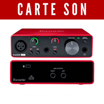 home-studio-beatmaker-carte-son-focusrite-solo-3rd-gen